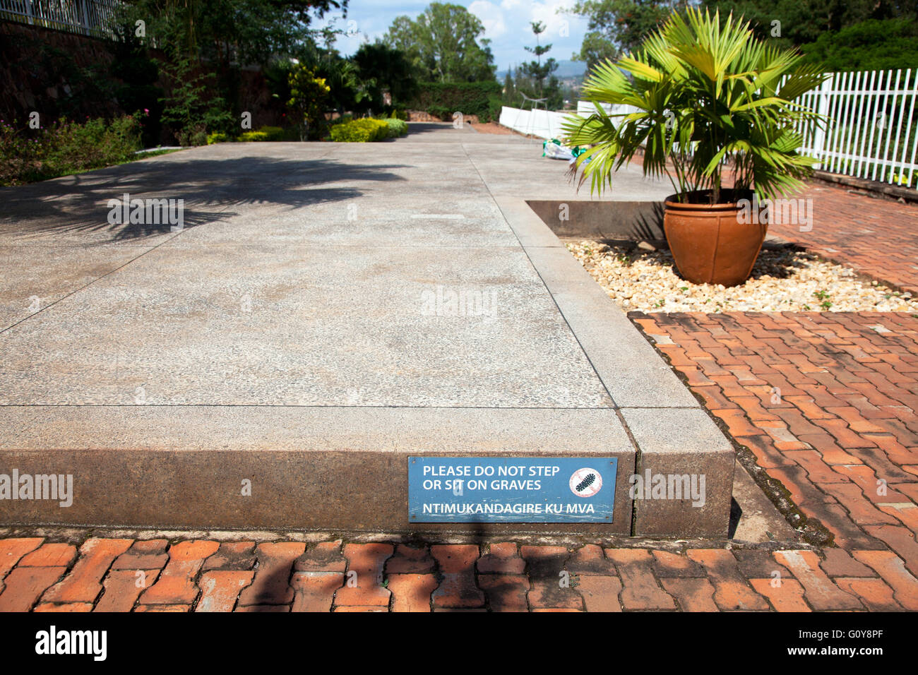 Fotografia di © Jamie Callister. Il genocidio ruandese Memorial Museum, Kigali, Ruanda, Africa centrale, 7 marzo 2016 Foto Stock