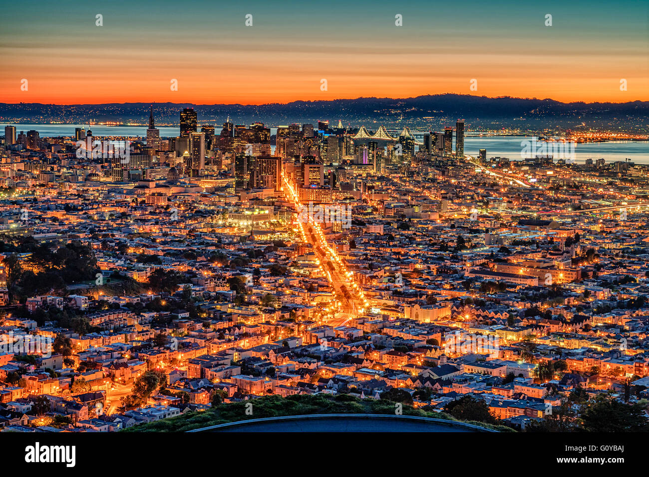 Market Street, San Francisco Foto Stock