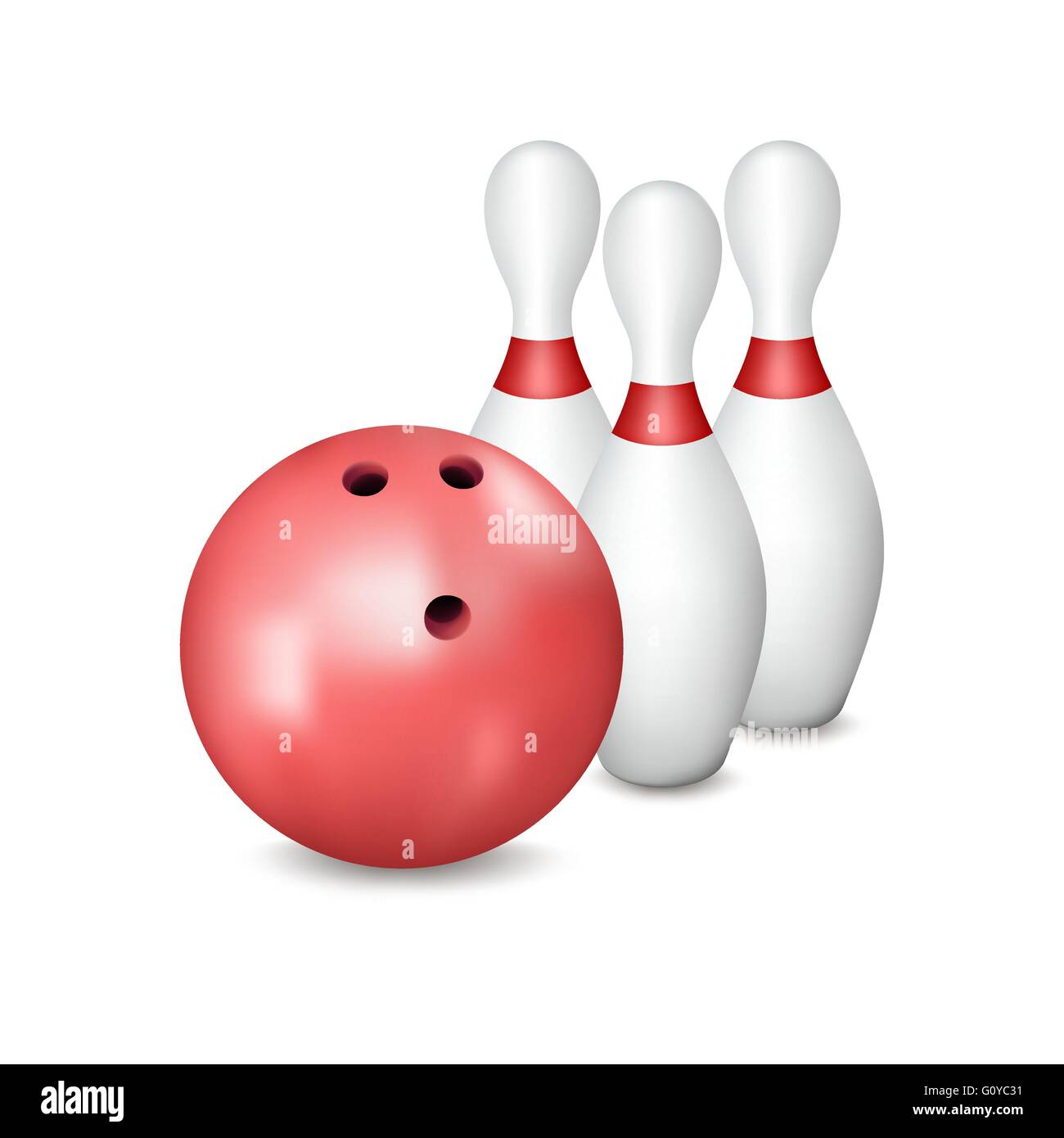 Bowling Illustrazione Vettoriale