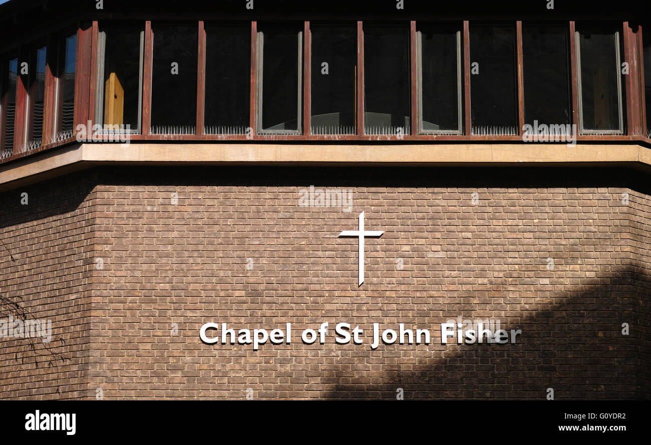Cappella Cambridge st John Fisher Foto Stock