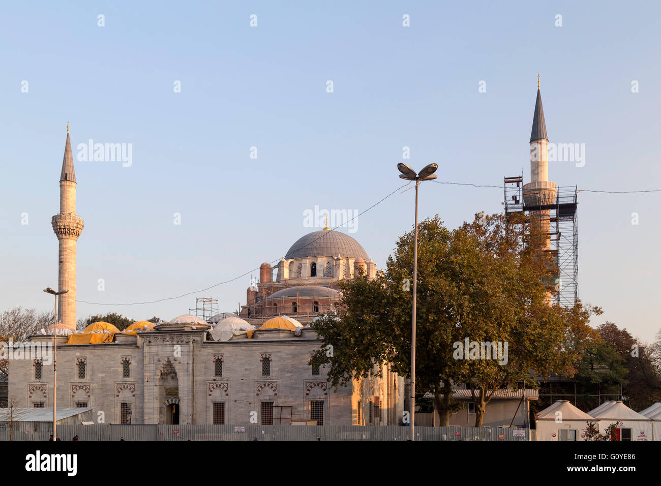 Splendida vista sui quartieri storici di Istanbul, Turkiye Foto Stock