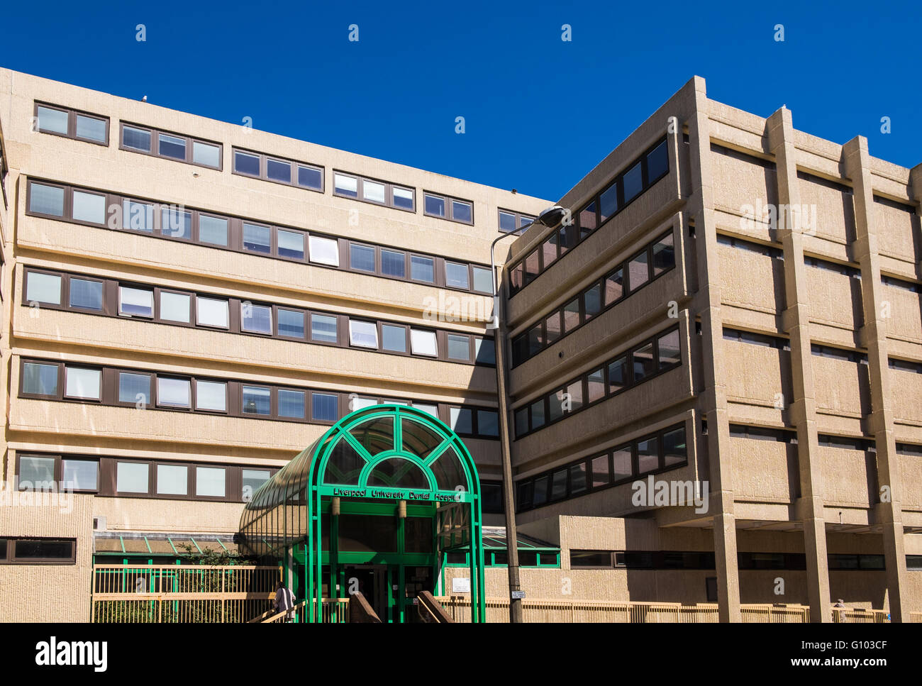 Liverpool University Dental Hospital, Merseyside England, Regno Unito Foto Stock