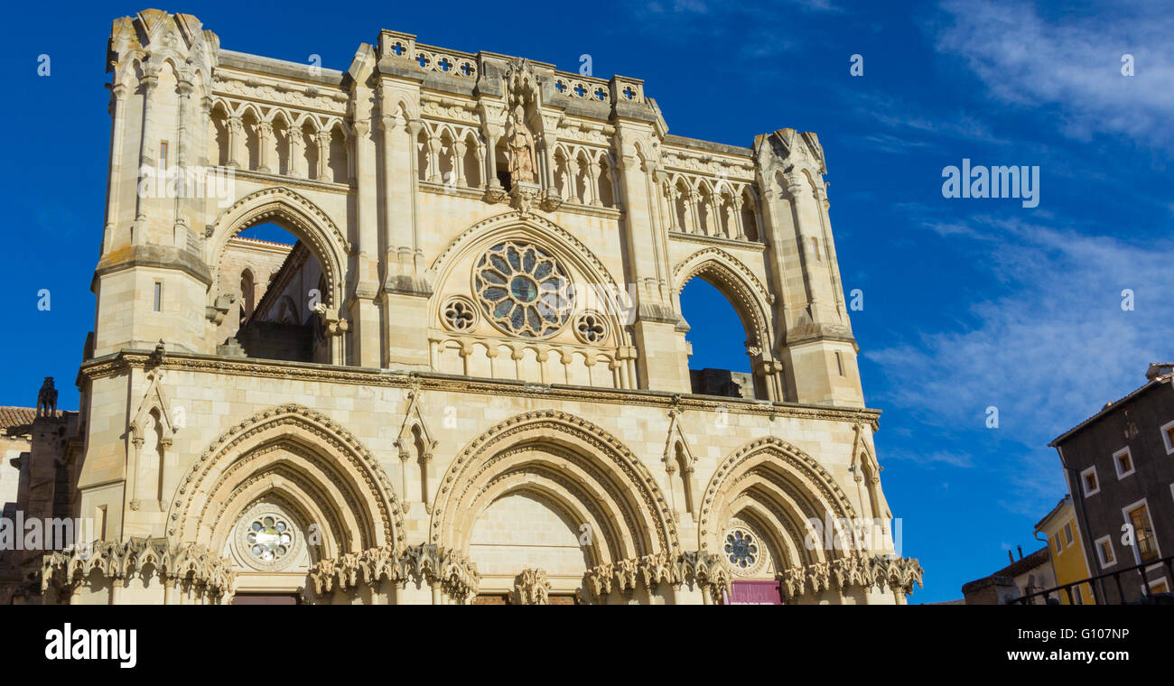 Famosa Cattedrale di Cuenca in Spagna Foto Stock