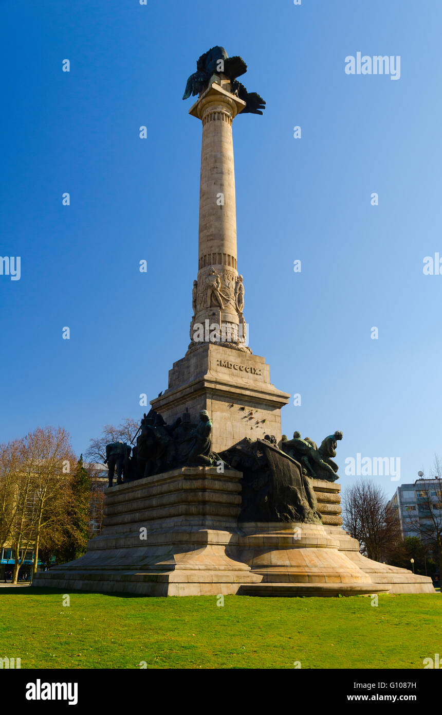 Rotunda da Boavista monumento Foto Stock