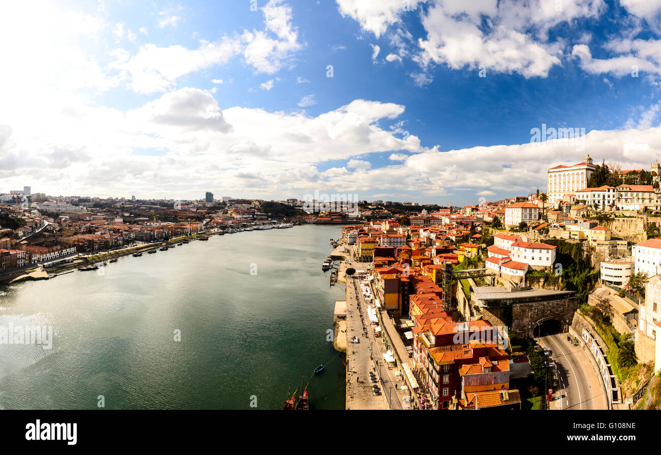 Vista del fiume Douro Foto Stock