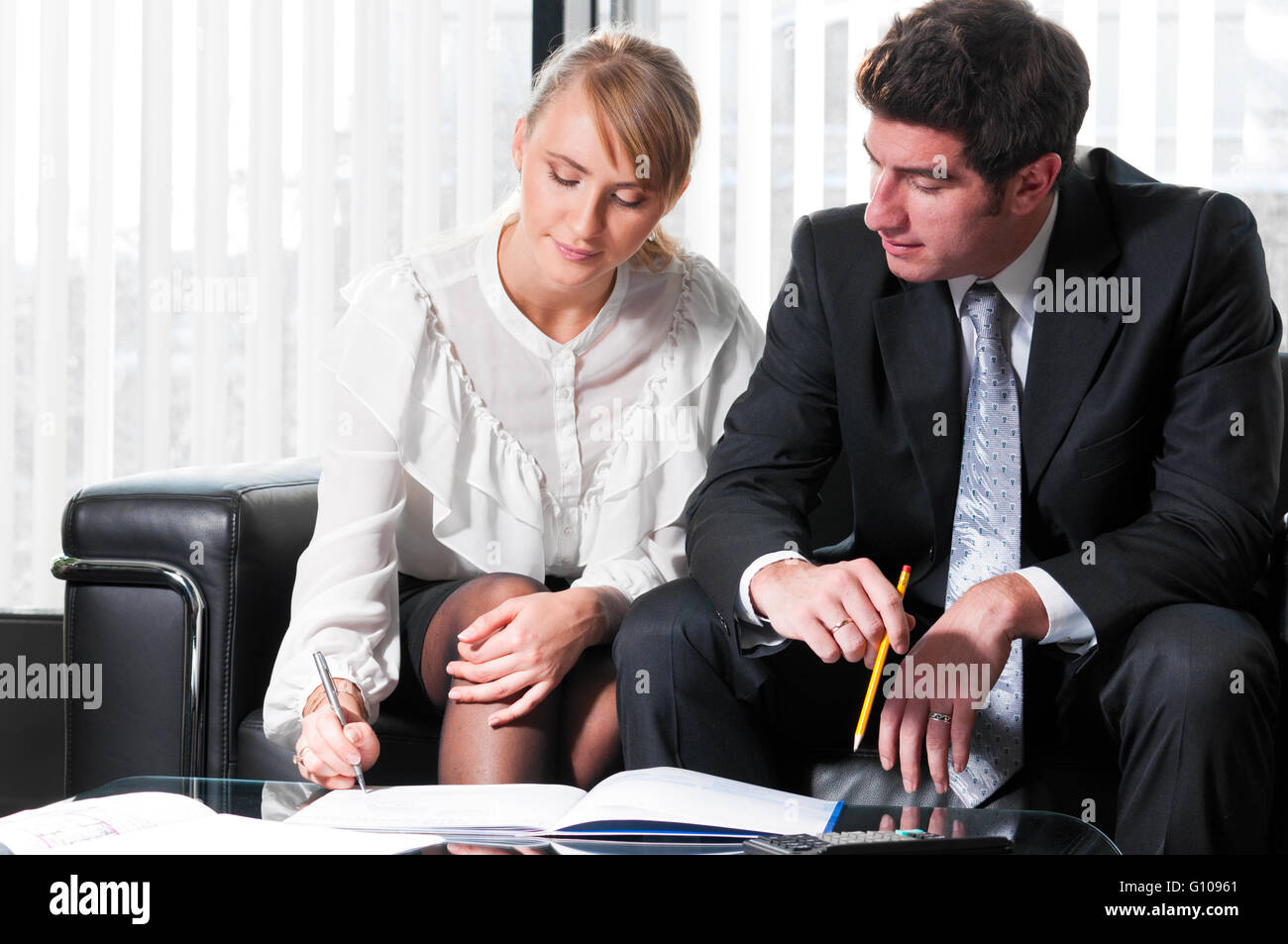discussione Foto Stock