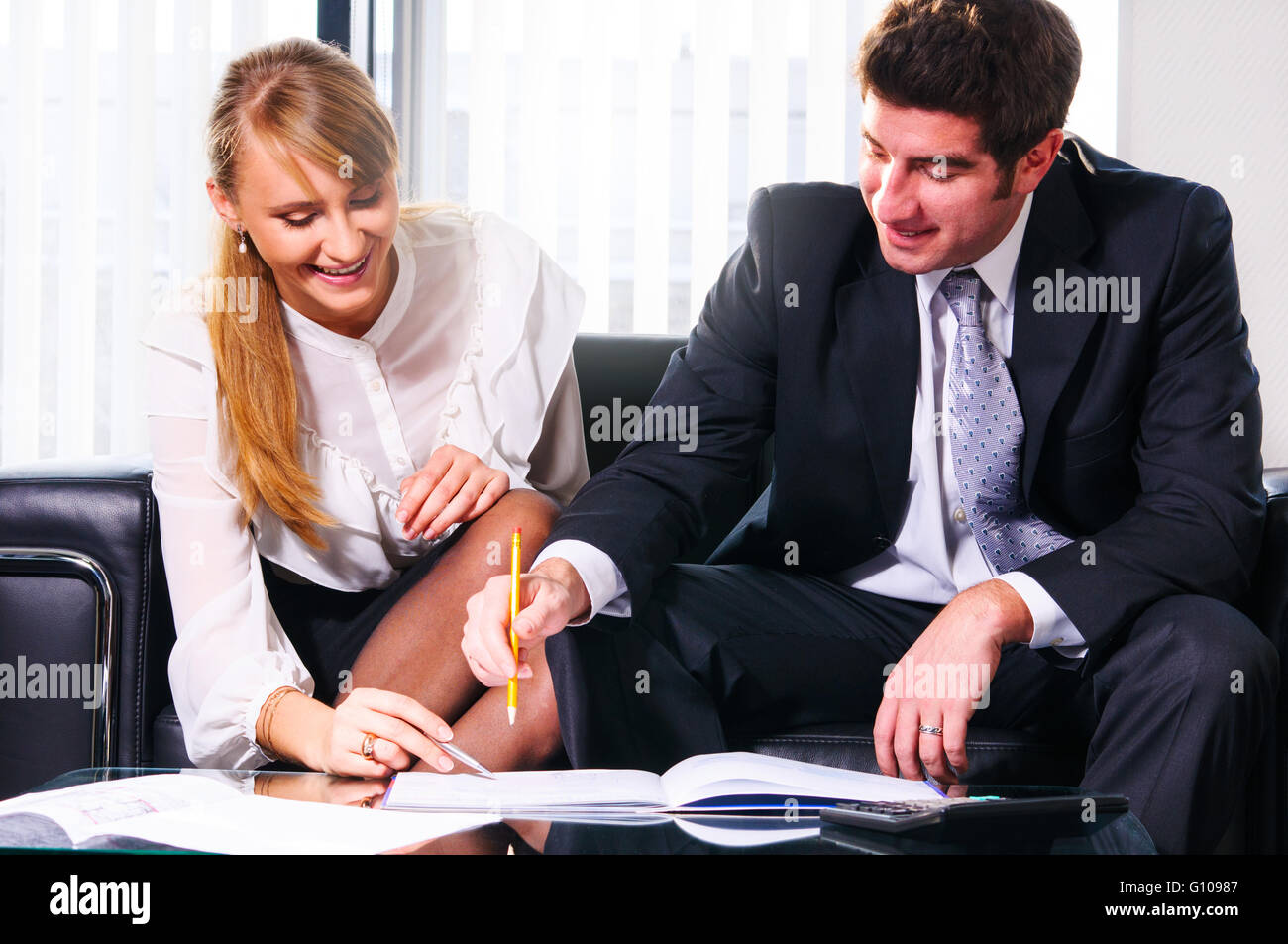 Sale riunioni Foto Stock