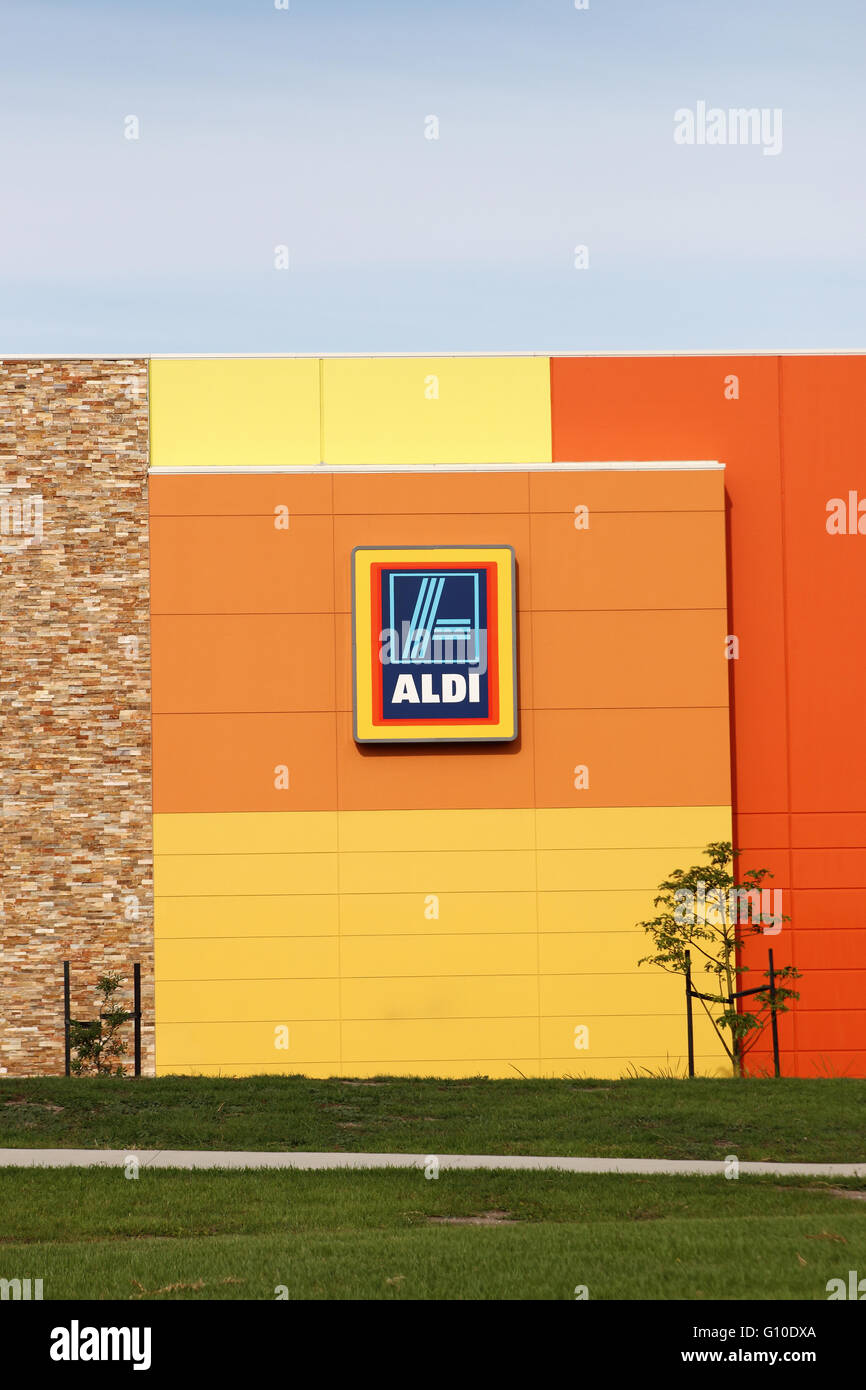 Supermercato Aldi in Cranbourne East Melbourne Victoria Australia Foto Stock