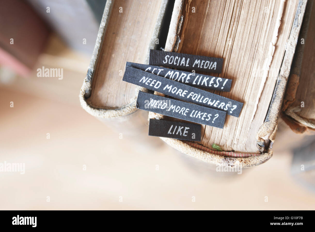 Social media idea Foto Stock