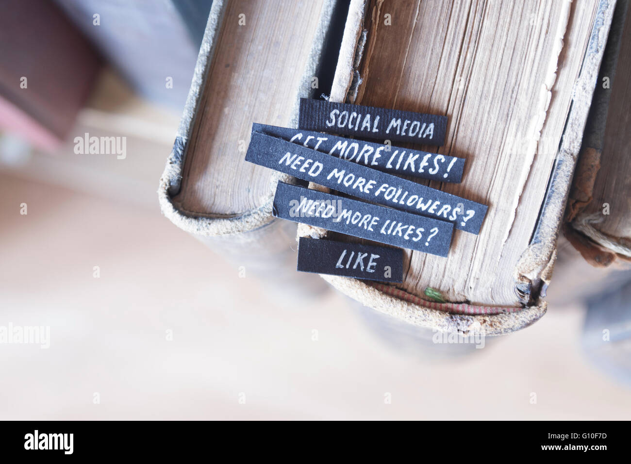 Social media idea Foto Stock