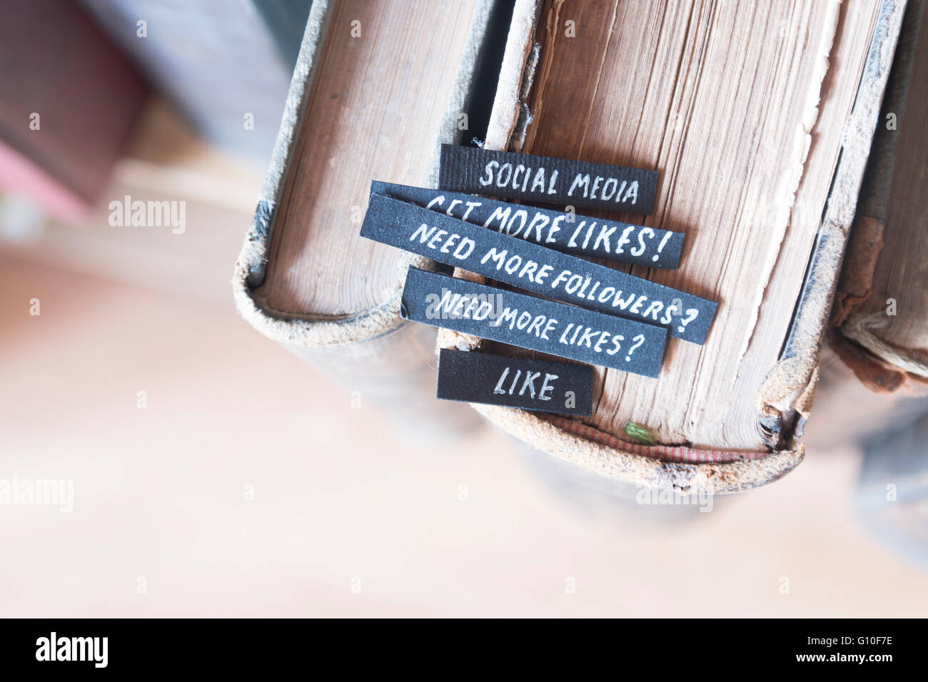 Social media idea Foto Stock