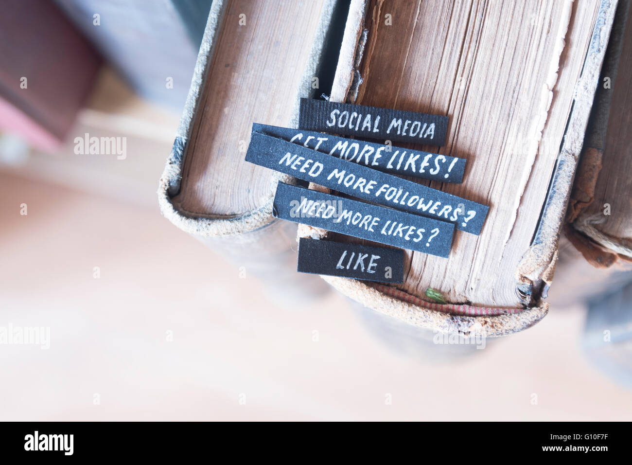 Social media idea Foto Stock