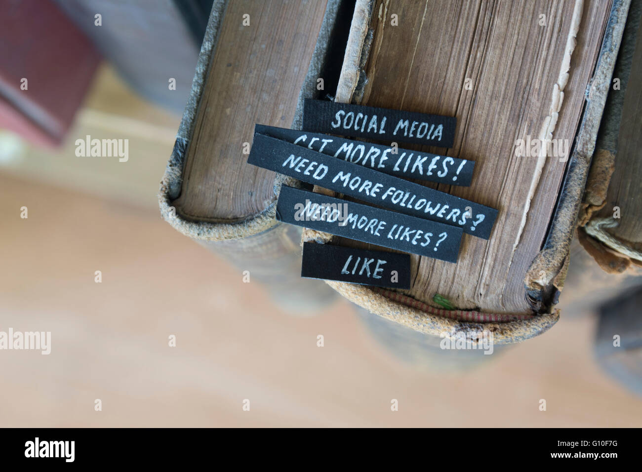 Social media idea Foto Stock