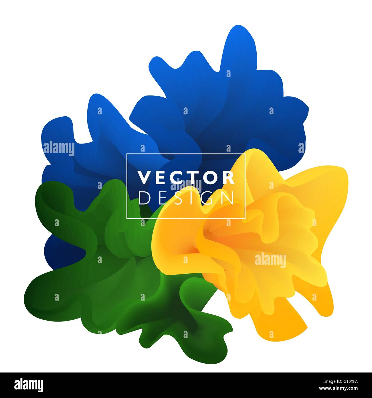 Vettore di colore in astratto il cloud. Inchiostro liquido splash. Sfondo per striscioni, carta, poster, web design Illustrazione Vettoriale