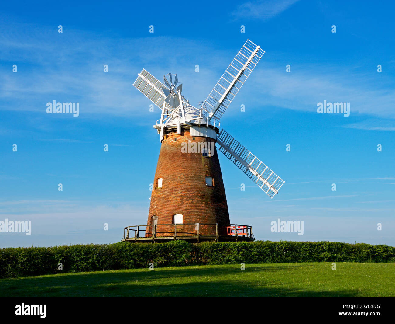 John Webb il mulino a vento, Thaxted, Essex, Inghilterra, Regno Unito Foto Stock