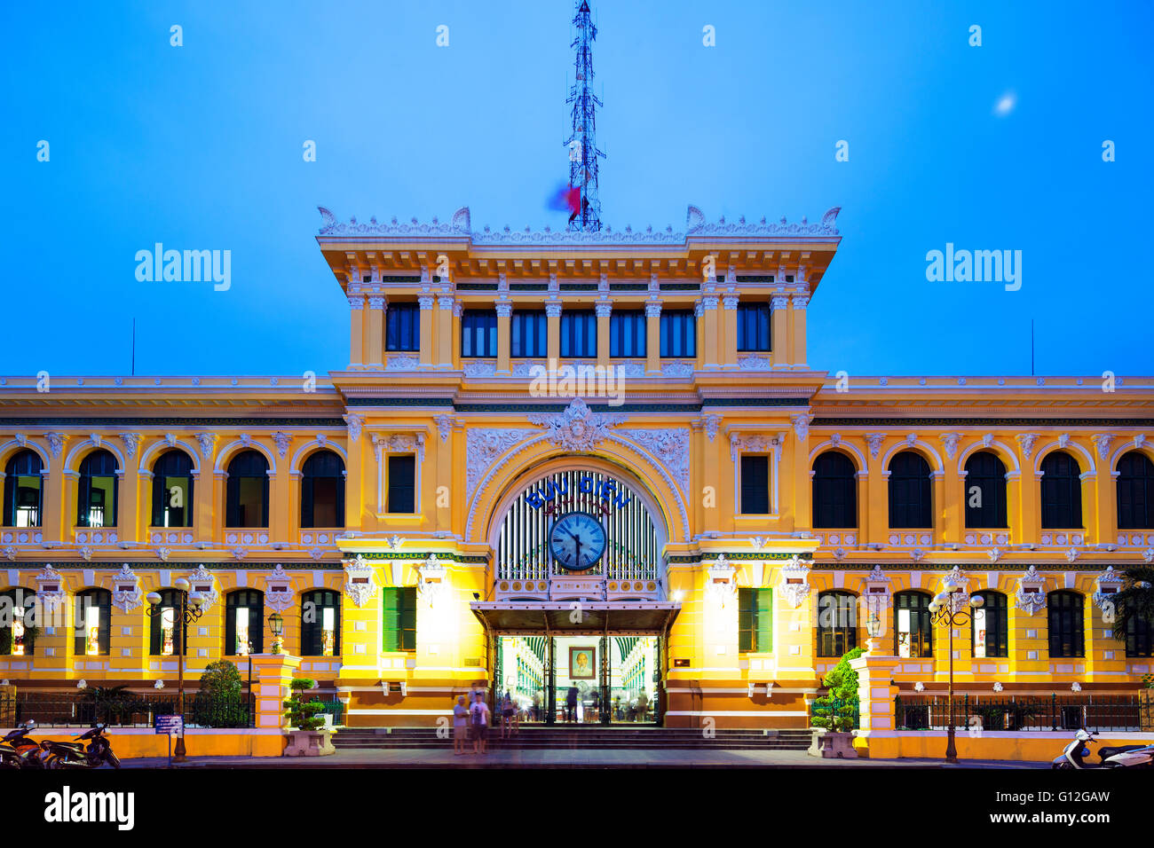 Il Sud Est Asiatico, Vietnam, Ho Chi Mihn City (Saigon), l'Ufficio Generale delle Poste Foto Stock