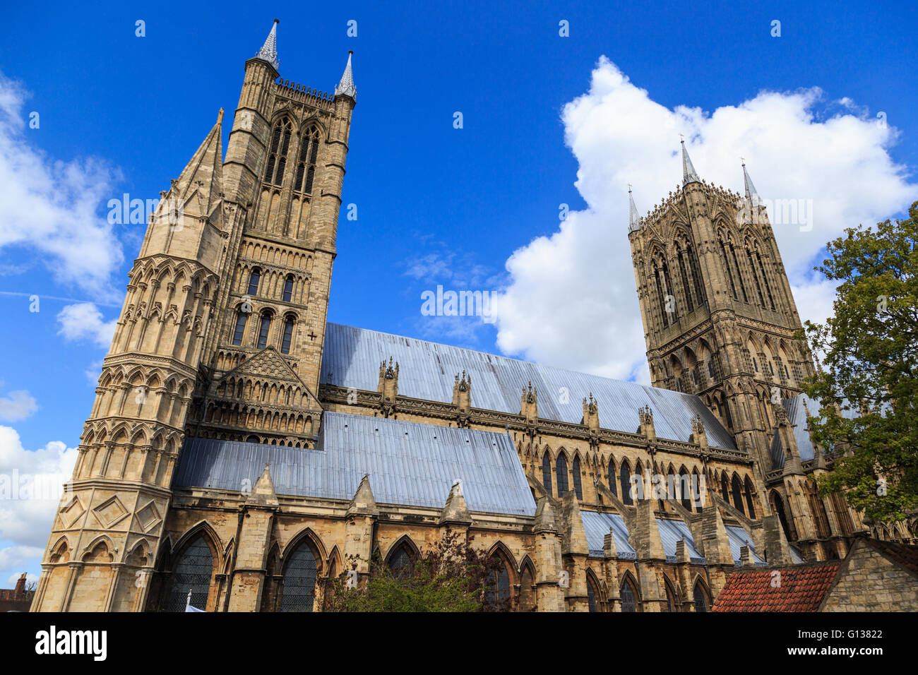 Cattedrale di Lincoln. Lincoln, Inghilterra. Foto Stock