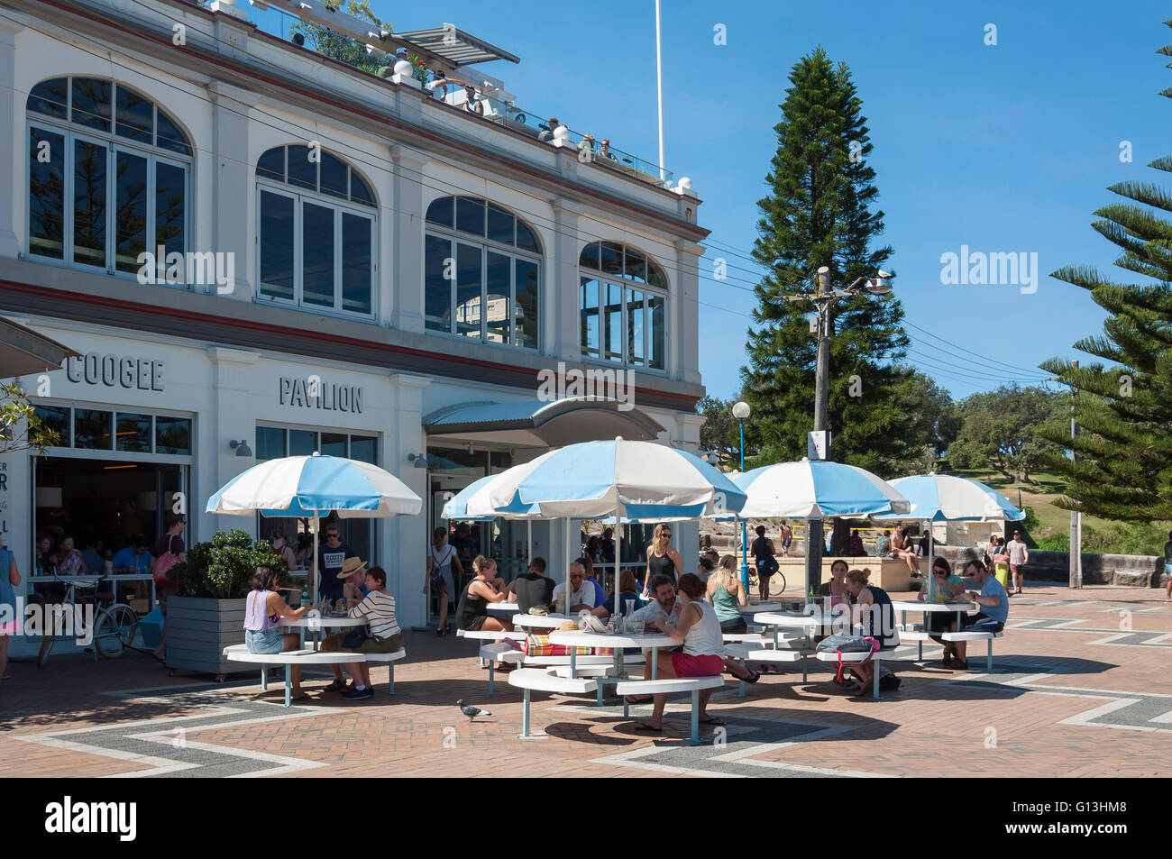 Coogee ristorante Pavilion, Coogee Beach, Coogee, Sydney, Nuovo Galles del Sud, Australia Foto Stock