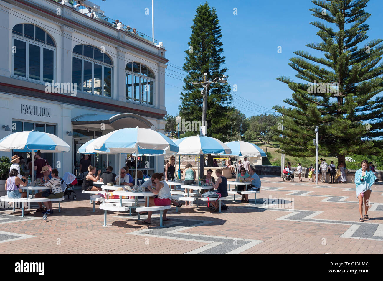 Coogee ristorante Pavilion, Coogee Beach, Coogee, Sydney, Nuovo Galles del Sud, Australia Foto Stock