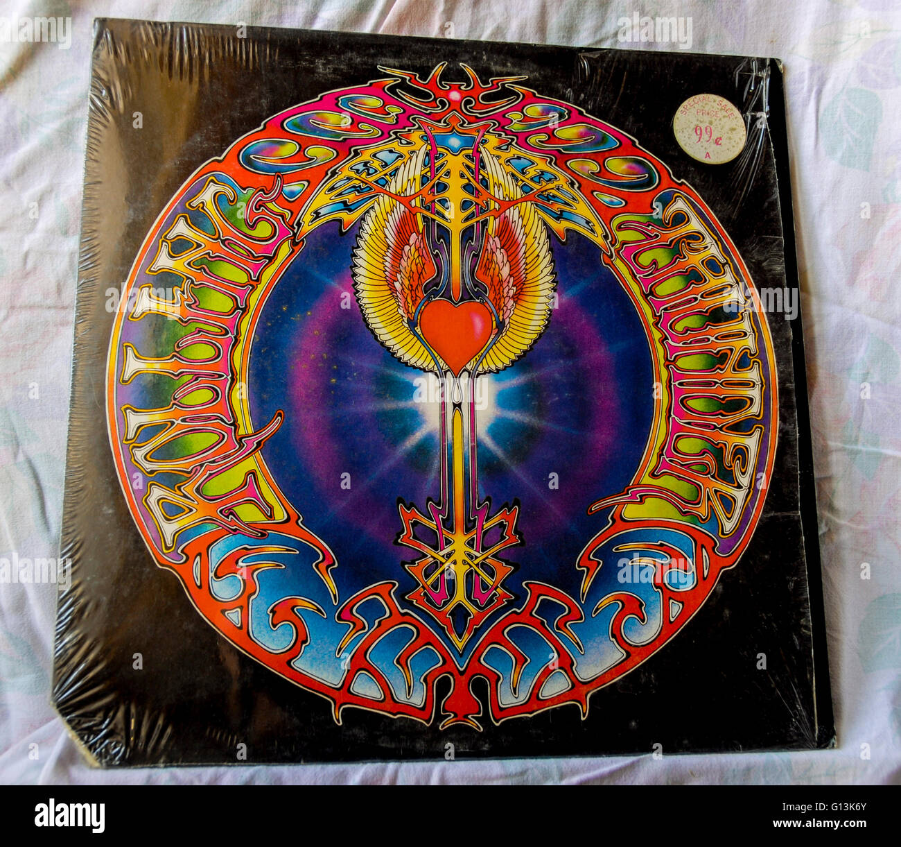 Old record Albums Classical 1960s Rock, The Grateful Dead, Front album Cover, Psychedelic Foto Stock