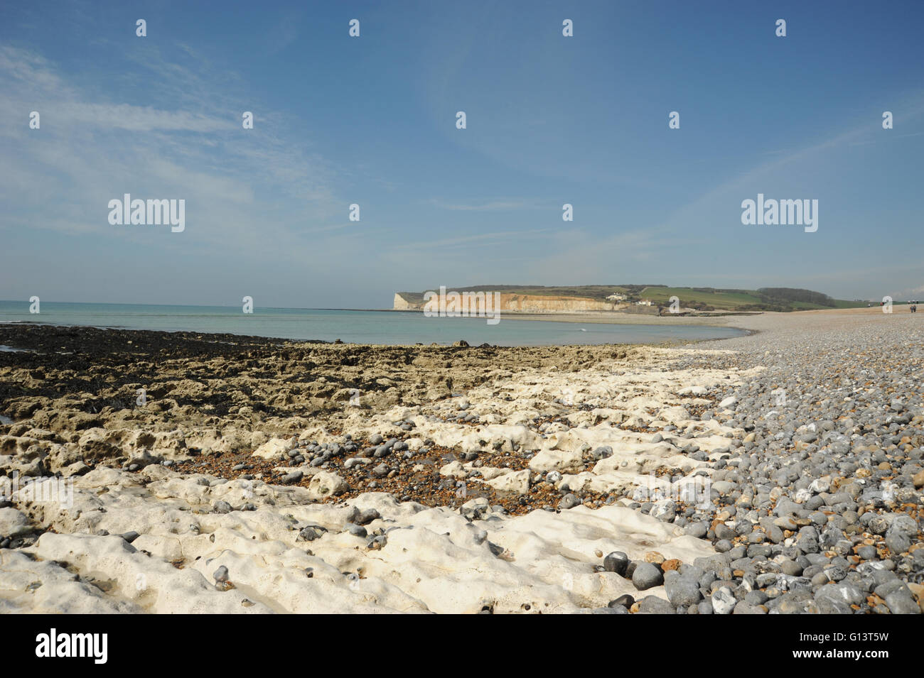 Seaford Head east sussex Foto Stock