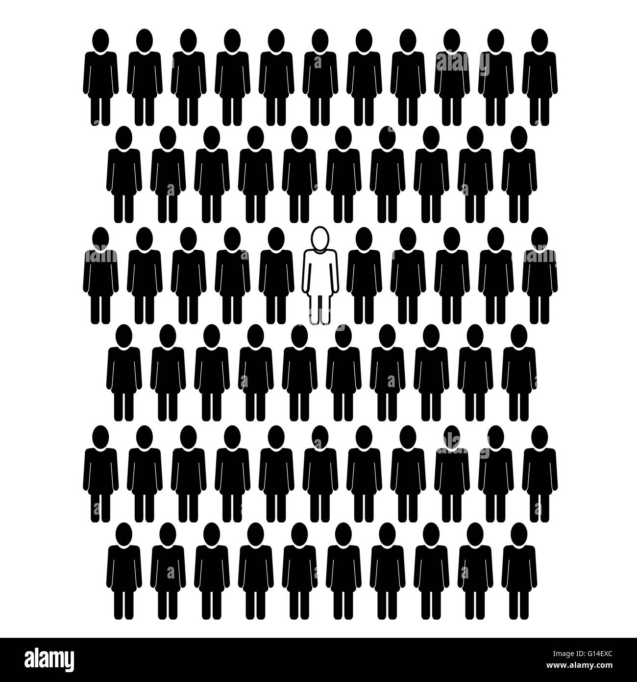 Persone icona Conversazione Foto Stock