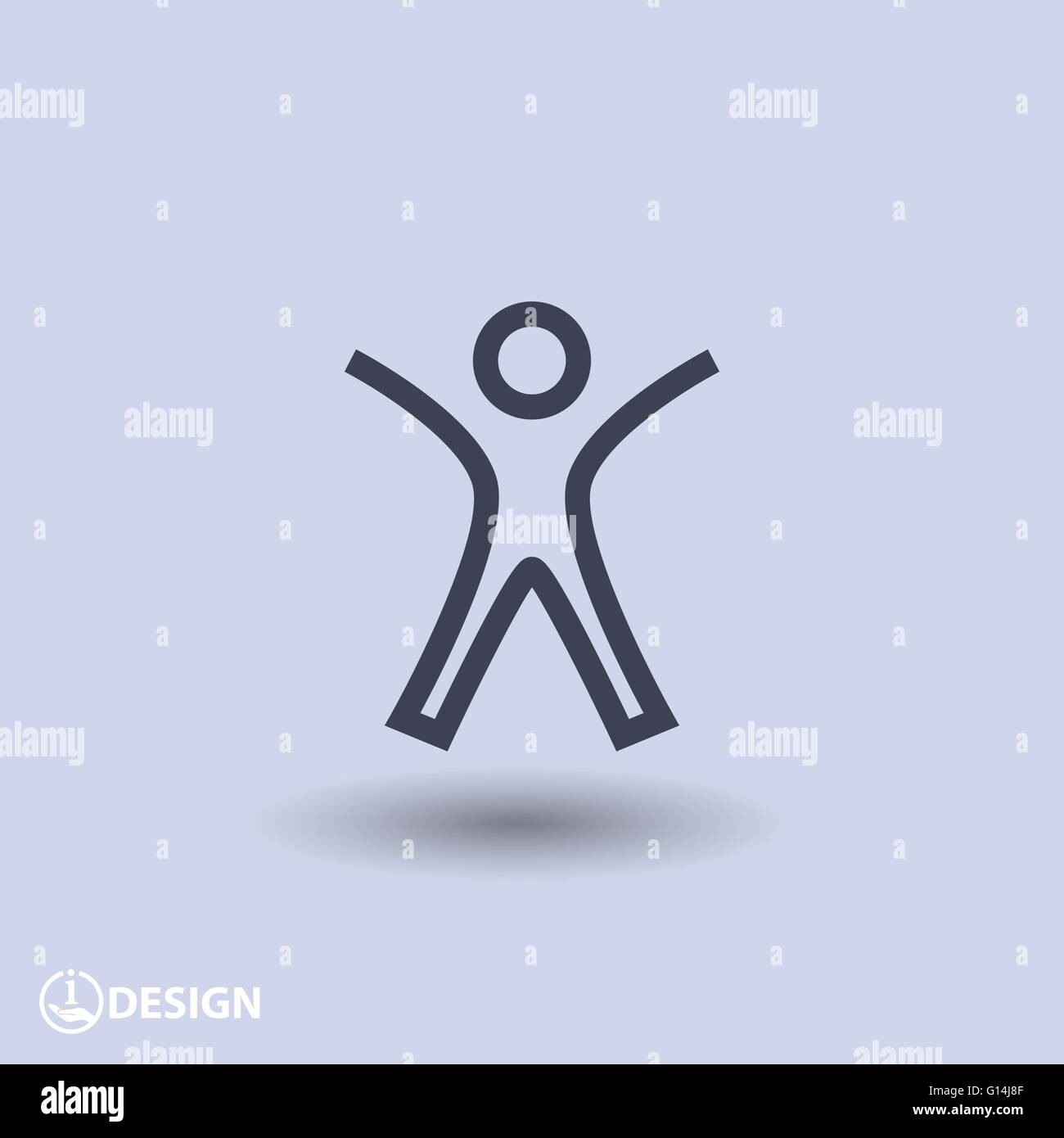 Successo icona persone Illustrazione Vettoriale