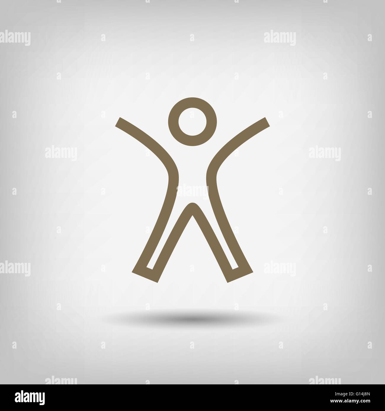 Successo icona persone Illustrazione Vettoriale