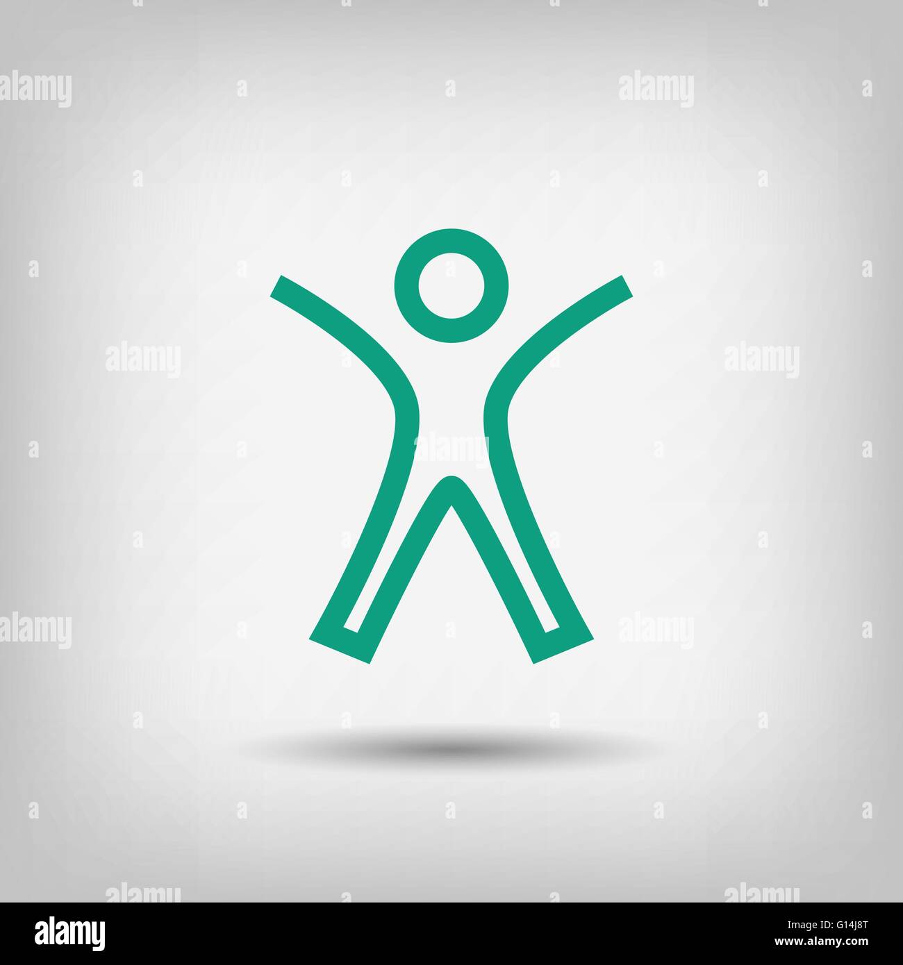 Successo icona persone Illustrazione Vettoriale