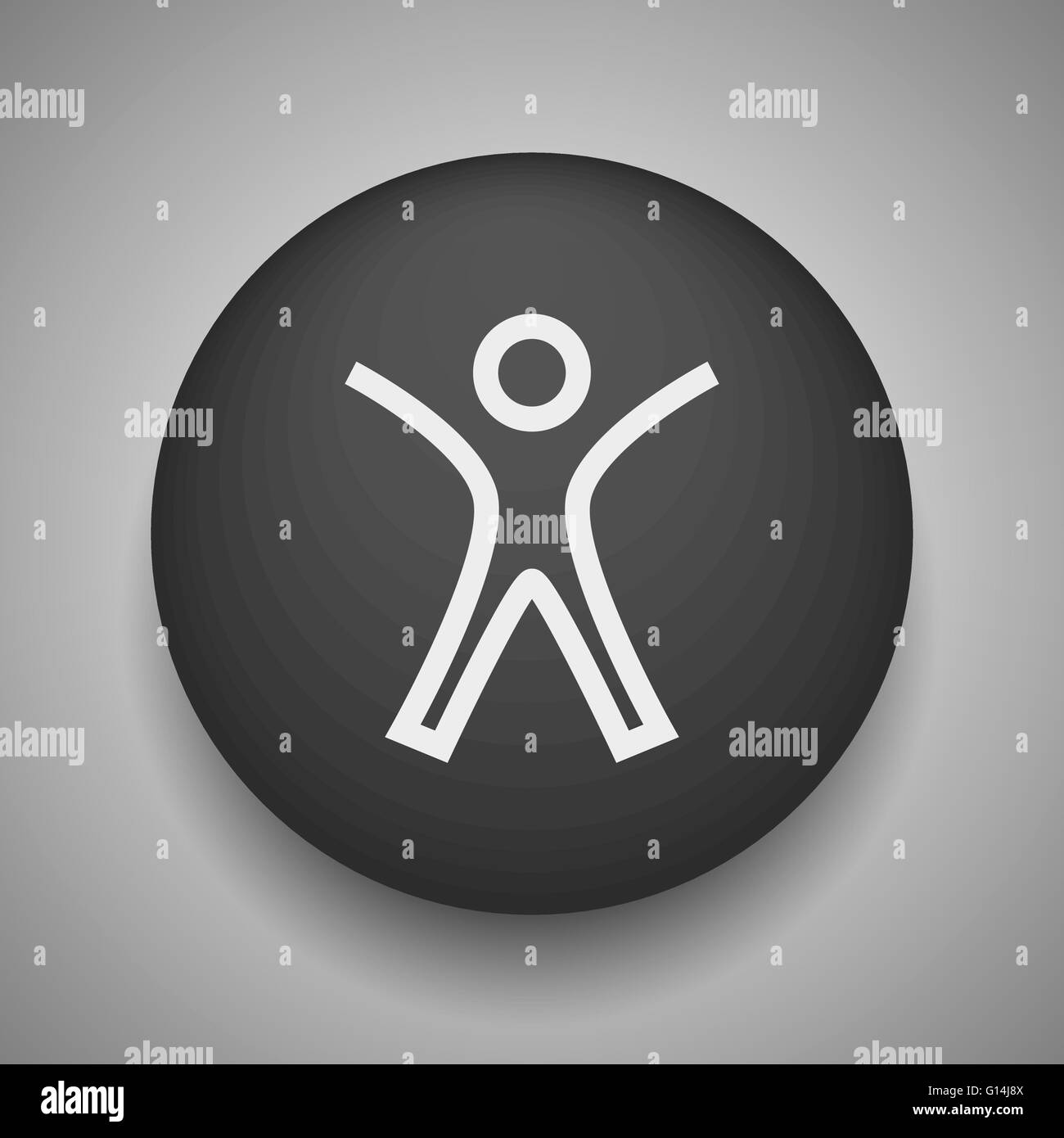 Successo icona persone Illustrazione Vettoriale