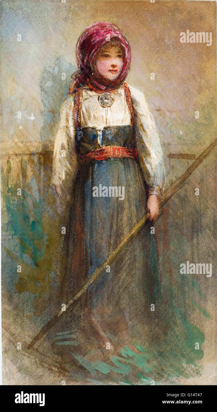 Egron Lundgren - untitled (Norvegese ragazza) - Konstmuseum di Malmö Foto Stock