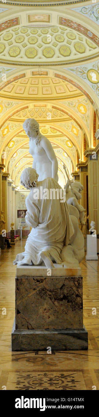 Pigmalione e Galatea da Pietro Ceccardo Stagi (1754-1814). La scultura. Lo stato Museo Hermitage. San Pietroburgo. La Russia. Foto Stock