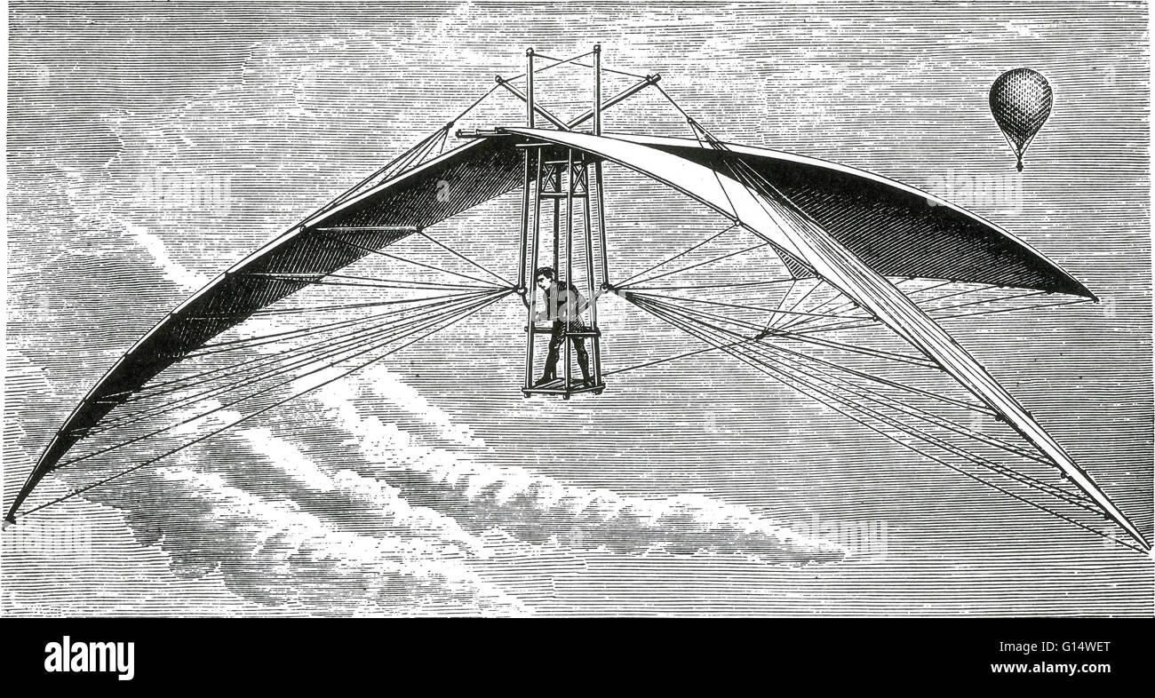 "Il 29 giugno 1784, Vincent De Groof, l uomo volante, ha perso la vita di recente a Londra, Inghilterra. Egli era salito in un palloncino e la sua parte di prestazioni è stato a volare giù sulla terra dopo che il palloncino ha raggiunto un grande altitudine. La sfortunata invento Foto Stock