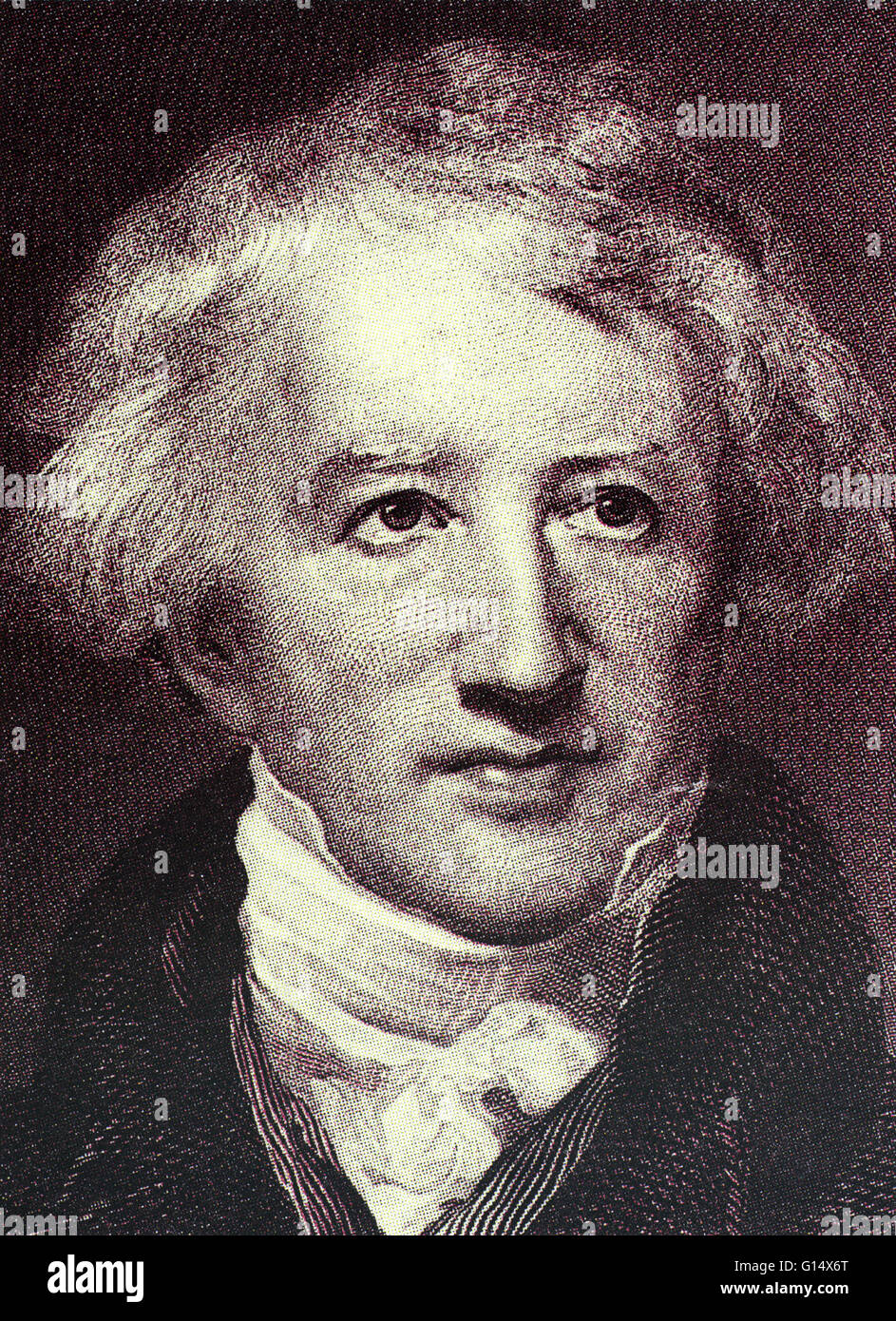Georges Cuvier (nome completo Jean Leopold Nicolas Frederic Cuvier, 1769-1832) originato un sistema di classificazione zoologica che animali raggruppati secondo le strutture dei loro scheletri e organi. Cuvier ha esteso il suo sistema di fossili; il suo reconstr Foto Stock