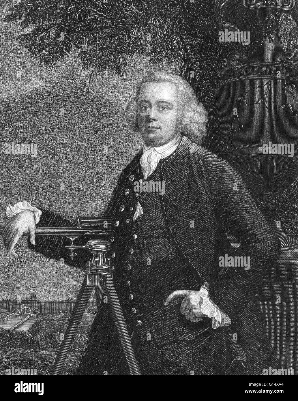 Danielle James (1716 - 27 settembre 1772) era un ingegnere inglese. Egli ha ricevuto poca istruzione formale ma è stato istruito a casa da sua madre. Egli fu apprendista di un millwright e presto ha dimostrato abilità eccezionale e capacità e ha stabilito velocemente una repu Foto Stock