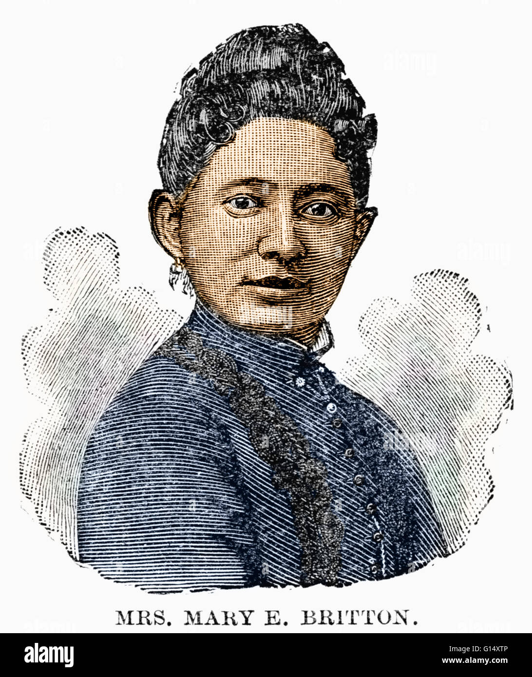 Maria E. Britton (1815 - 1925) era un afro-americano di medico. Lei ha partecipato a Berea College, il primo istituto di istruzione superiore in Kentucky di ammettere i neri. L'unica professione aperta a donne istruite di qualsiasi razza in quel momento stava insegnando e Britto Foto Stock