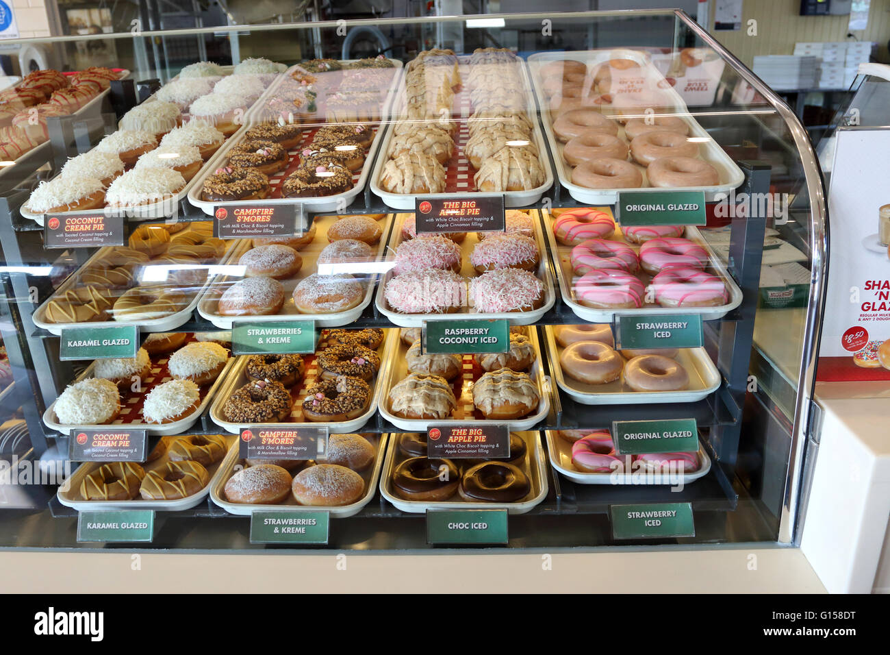 Ciambelle Krispy Kreme Australia Foto Stock