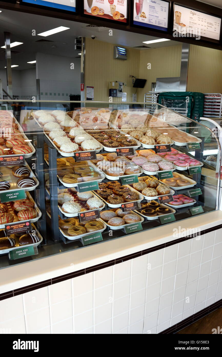 Ciambelle Krispy Kreme Australia Foto Stock