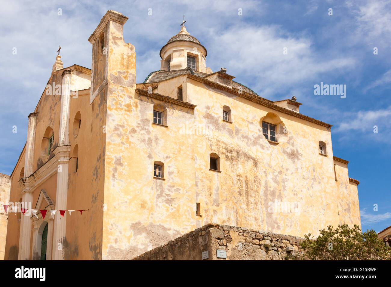 Sainte Jean Baptiste Cattedrale nella Cittadella, Calvi, Haute-Corse, Corsica, Francia Foto Stock