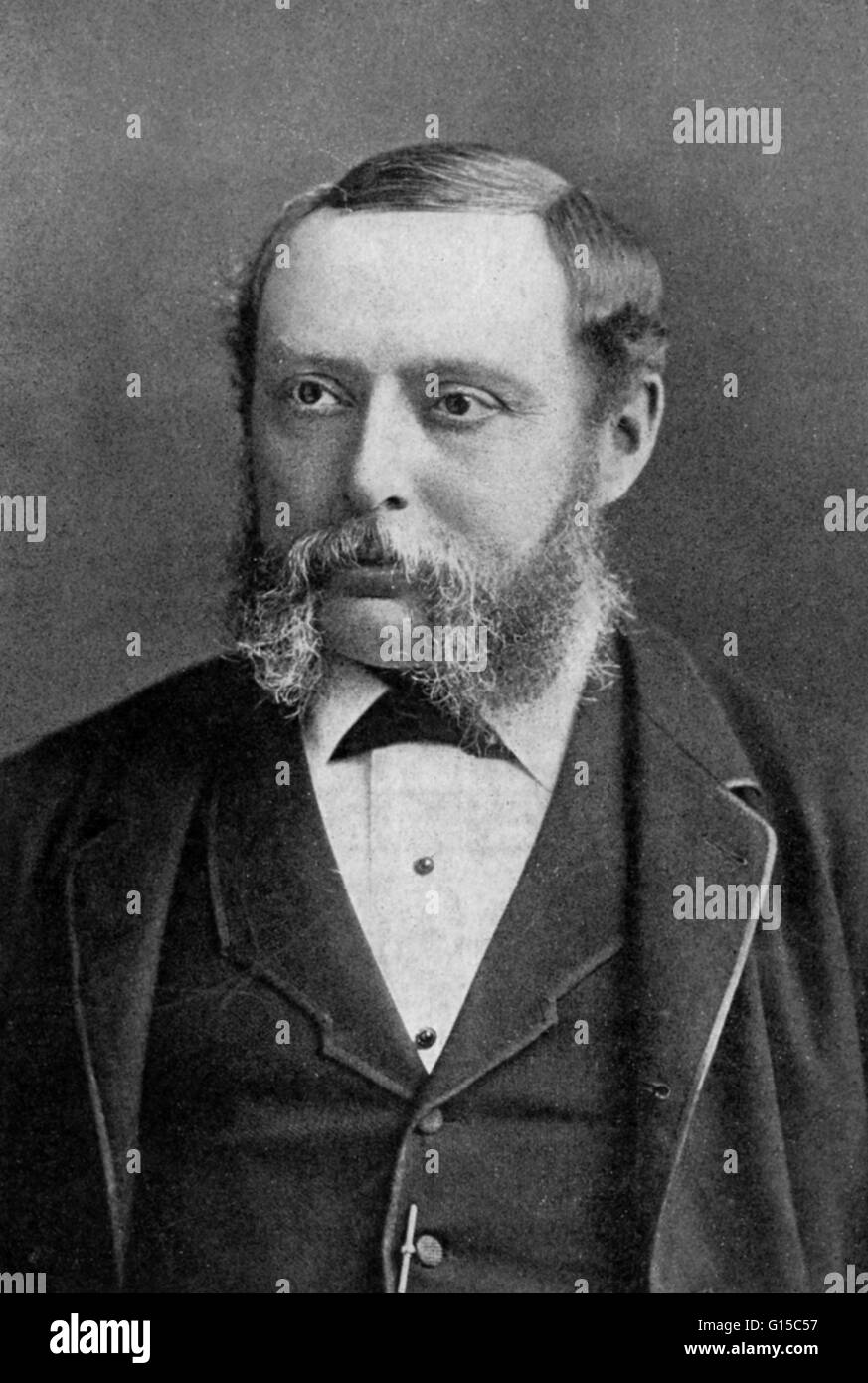 Richard Anthony Proctor (Marzo 23, 1837 - 12 settembre 1888) è stato un astronomo inglese. Egli è ricordato per aver prodotto una delle prime mappe di Marte in 1867 da 27 disegni dall'osservatore inglese William Rutter Dawes. Proctor guadagnato un sch Foto Stock