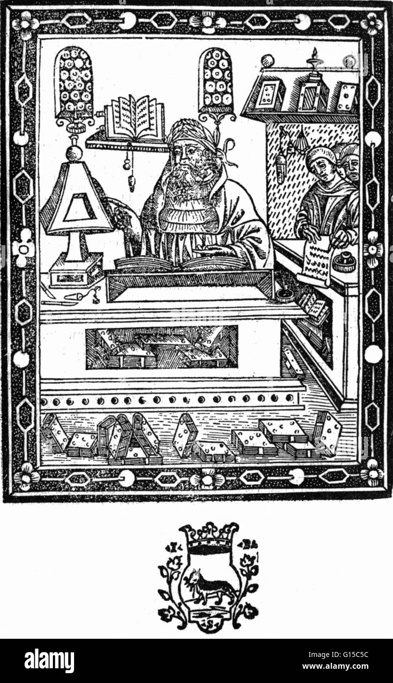 John Peckham (1230 - Dicembre 8, 1292) è stato Arcivescovo di Canterbury negli anni 1279-1292. È stato istruito a Lewes Priory e divenne un frate francescano circa 1250. Ha studiato presso l Università di Parigi dove egli avrebbe poi di insegnare la teologia. Conosciuto come uno con Foto Stock
