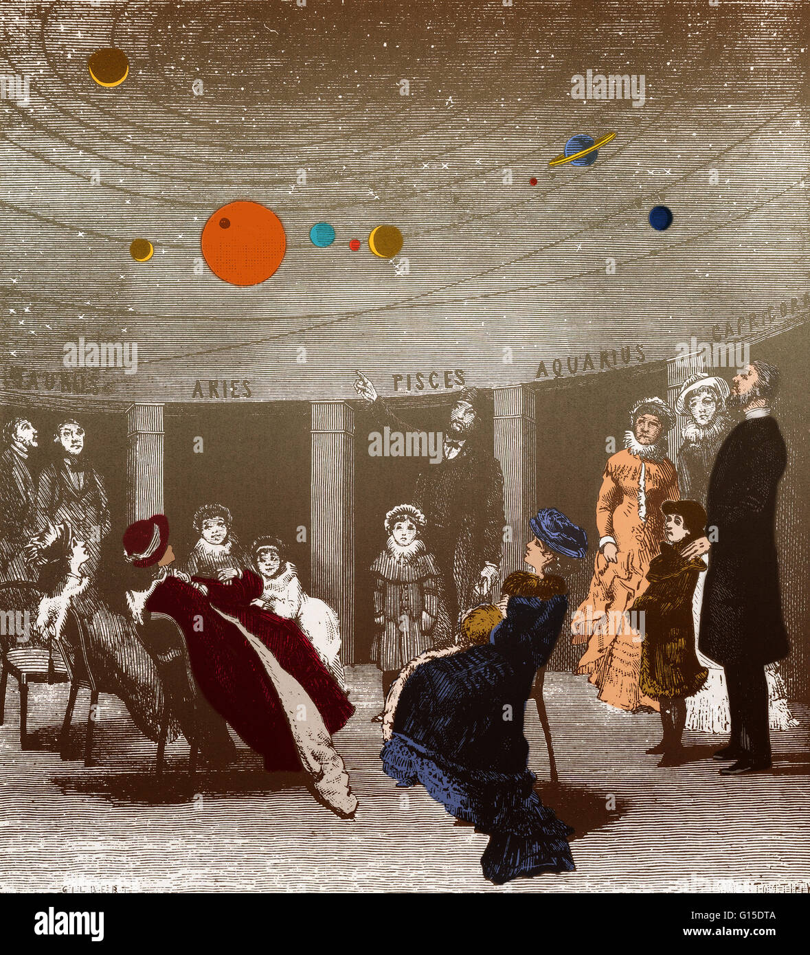 Perini il planetarium, Londra circa 1880. Foto Stock