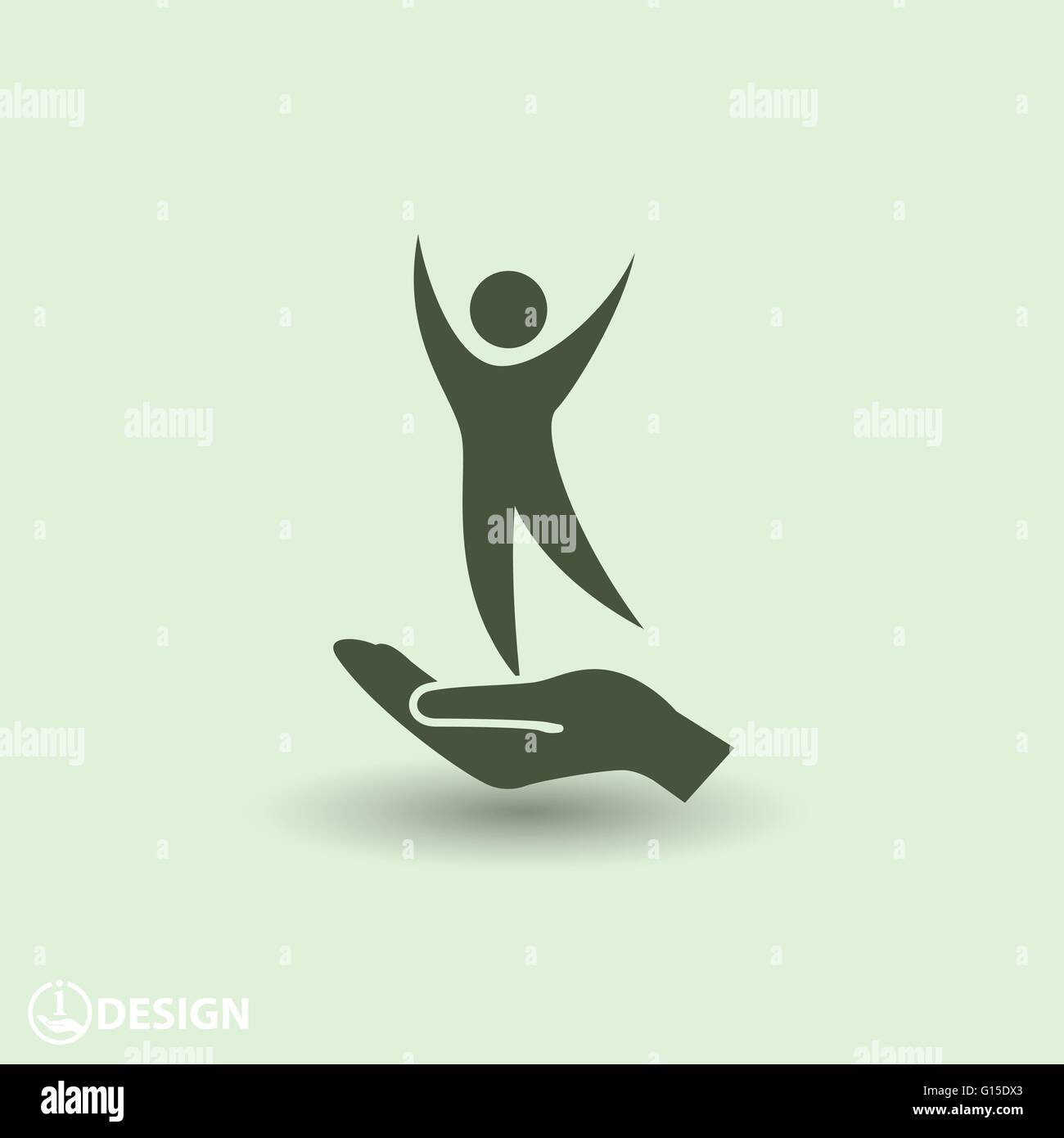 Successo icona persone Illustrazione Vettoriale