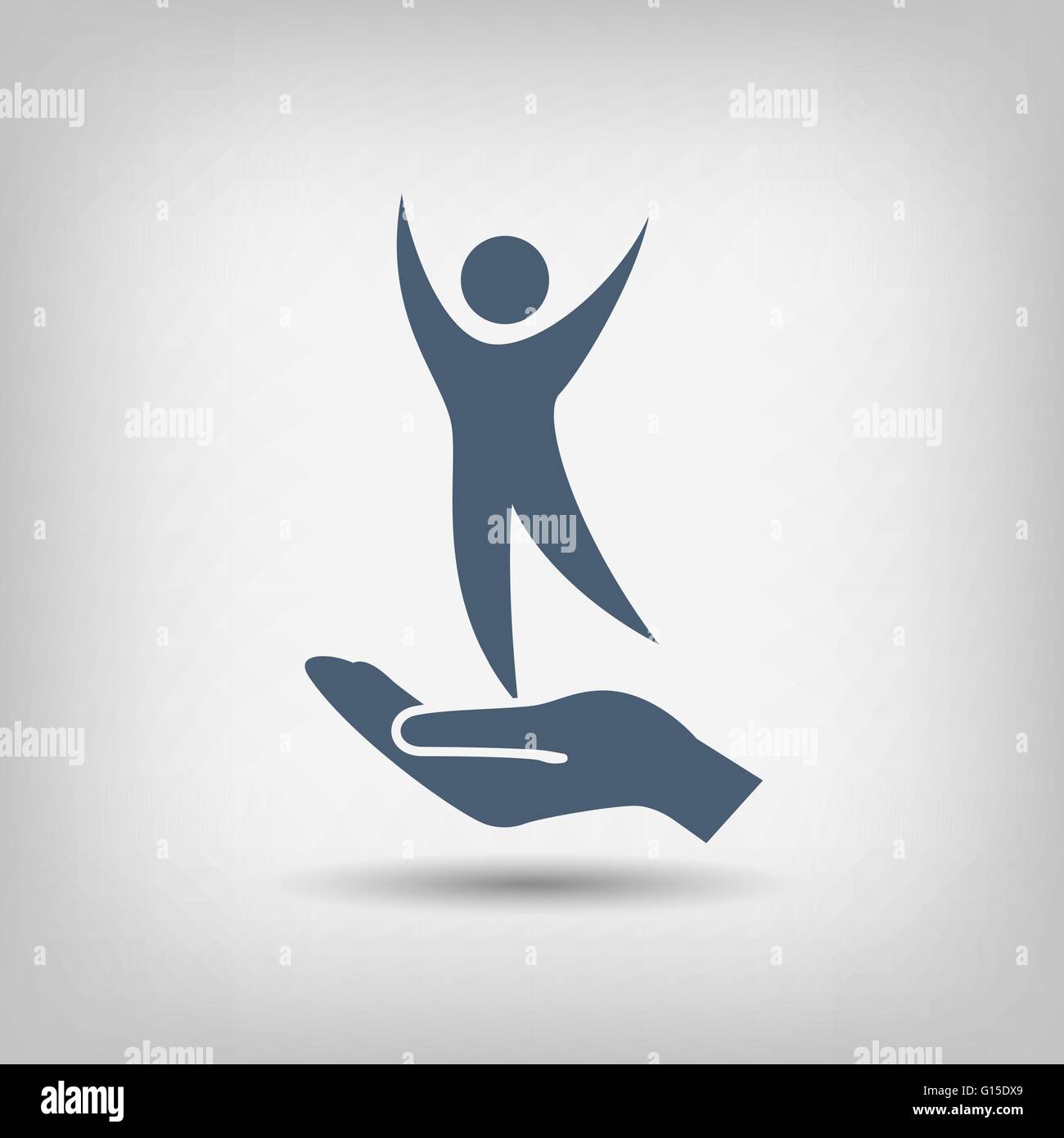 Successo icona persone Illustrazione Vettoriale