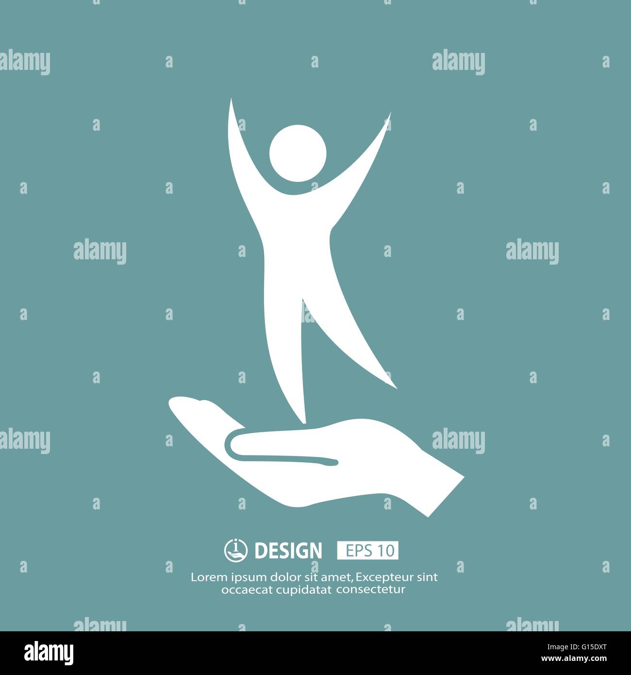 Successo icona persone Illustrazione Vettoriale