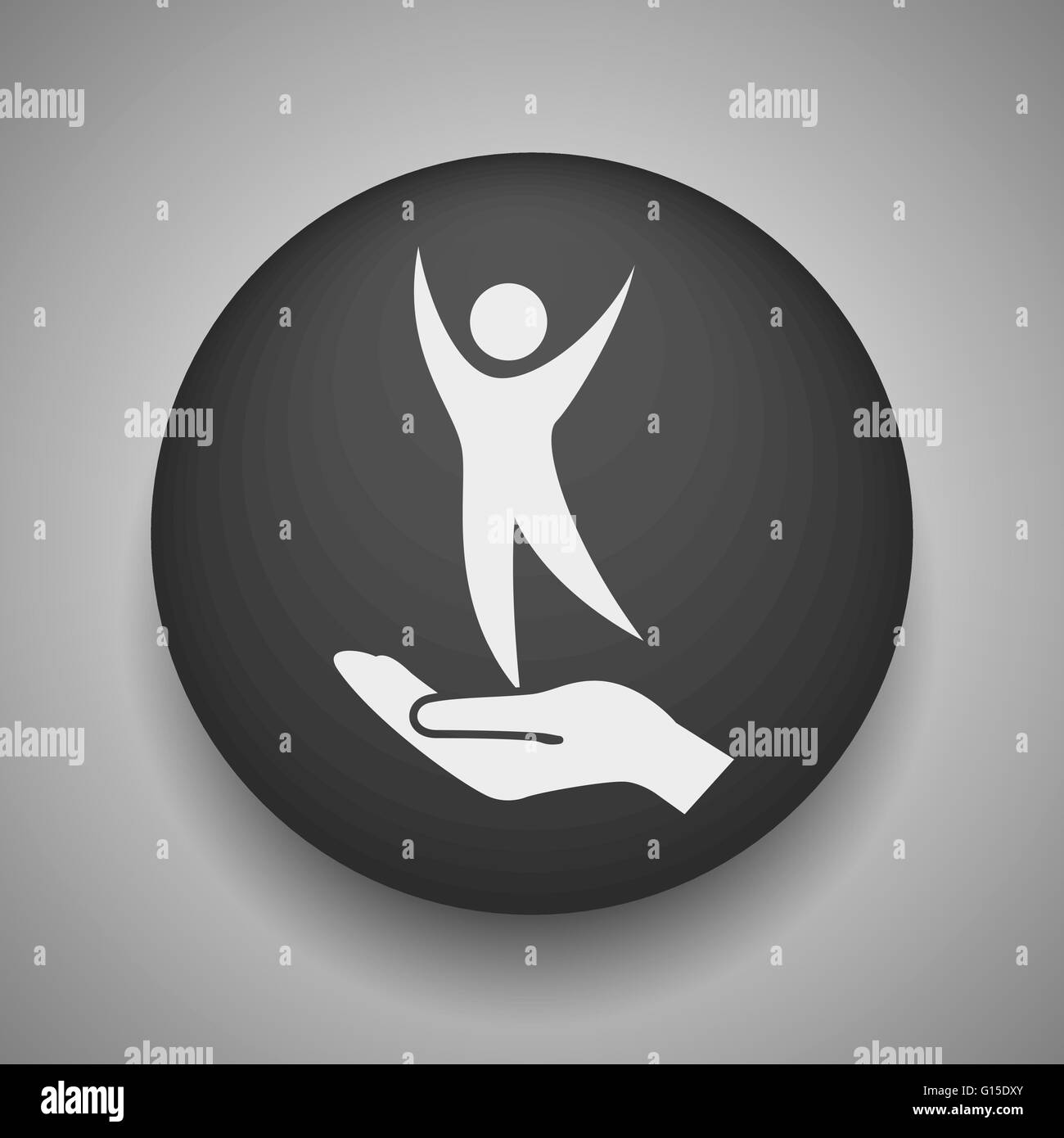 Successo icona persone Illustrazione Vettoriale