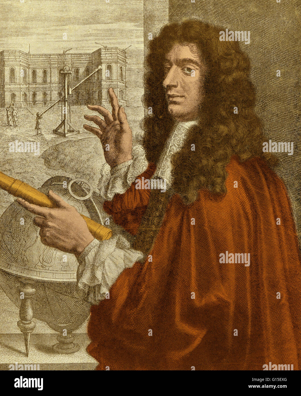 Giovanni Domenico Cassini (Giugno 8, 1625 - 14 settembre 1712) era un matematico italo-francese, astronomo, ingegnere e astrologo. Attratti verso il cielo nella sua gioventù, il suo primo interesse è stata in astrologia. Mentre i giovani egli leggere ampiamente sul tema Foto Stock