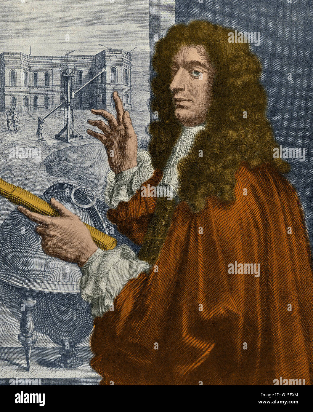 Giovanni Domenico Cassini (Giugno 8, 1625 - 14 settembre 1712) era un matematico italo-francese, astronomo, ingegnere e astrologo. Attratti verso il cielo nella sua gioventù, il suo primo interesse è stata in astrologia. Mentre i giovani egli leggere ampiamente sul tema Foto Stock