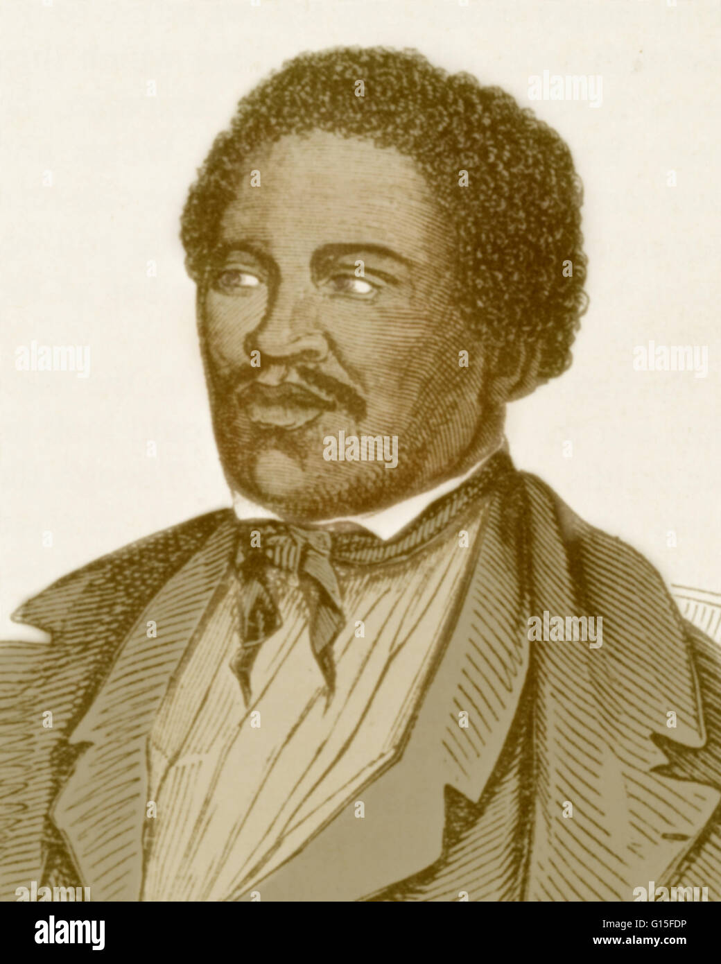 Henry 'Box' Brown era un XIX secolo Virginia slave che sfuggito alla libertà disponendo di farsi spedito a Philadelphia abolizionisti in una cassa di legno. Foto Stock