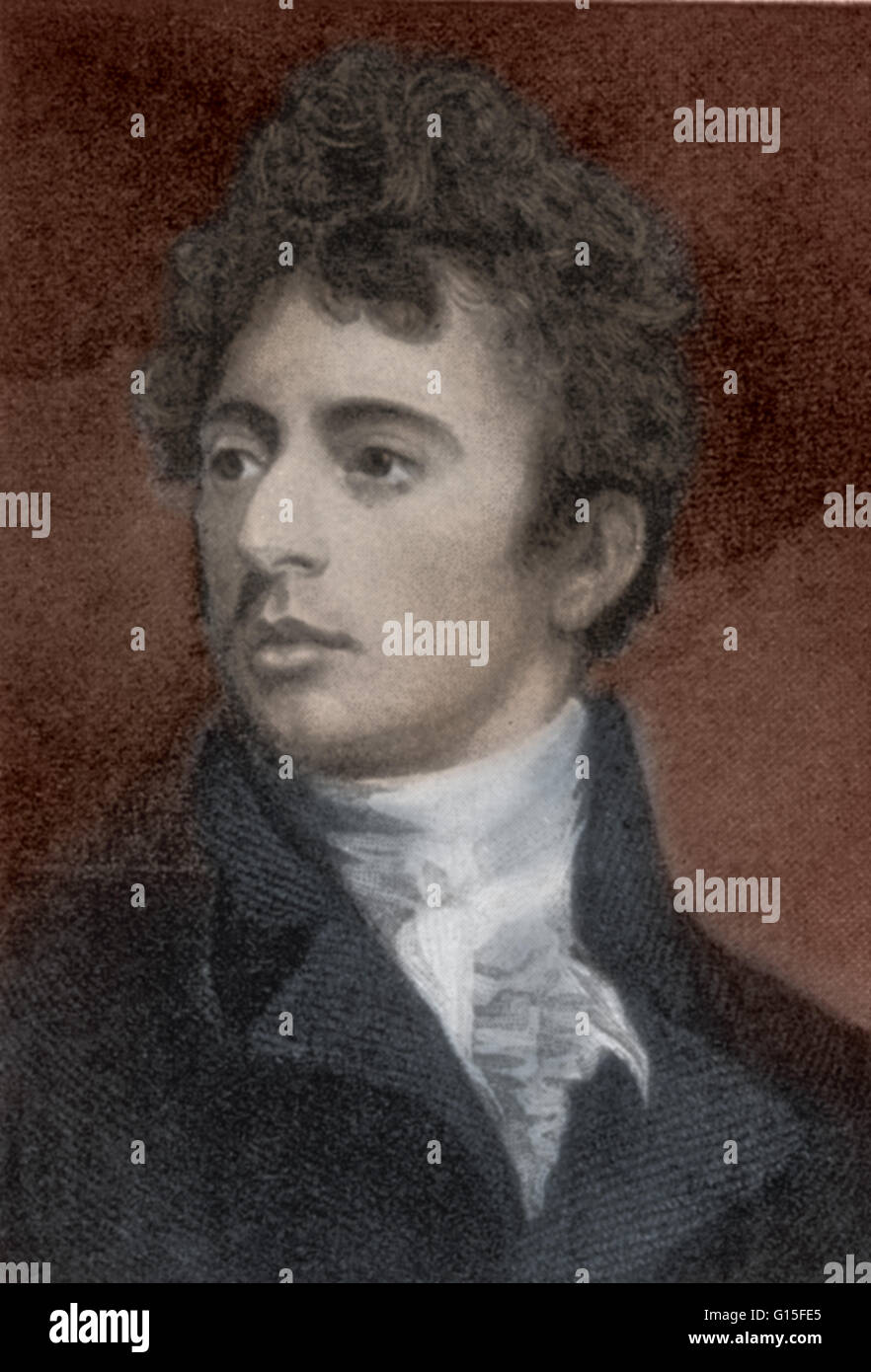 Robert Southey (1774-1843) fu un poeta inglese della scuola romantica, a uno dei cosiddetti "Lago dei poeti e poeta laureato per 30 anni dal 1813 fino alla sua morte nel 1843. Nonostante la sua fama è stata a lungo eclissato da quello dei suoi contemporanei e amici Wil Foto Stock